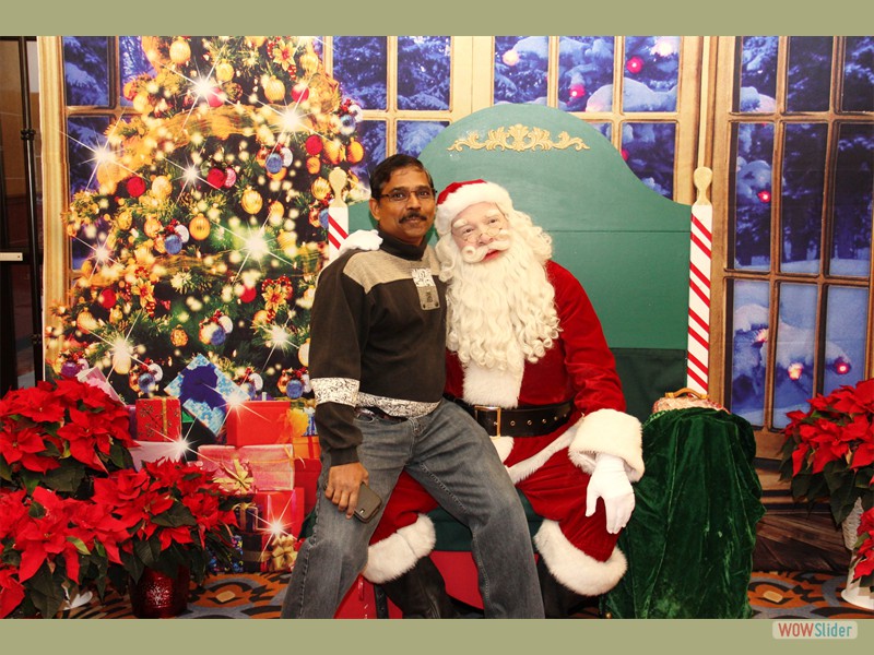 Dad with Santa